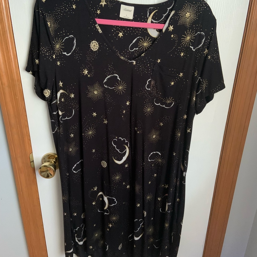 Soma Cool Nights Nightgown Size L